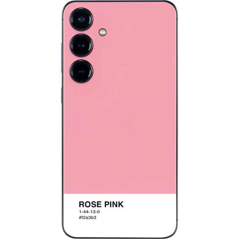 Rose Pink Color Palette Galaxy S25 Plus Skin