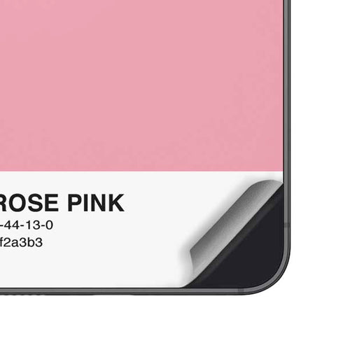 Rose Pink Color Palette Galaxy S25 Plus Skin