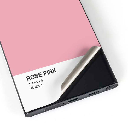 Rose Pink Color Palette Galaxy S24 Ultra Skin