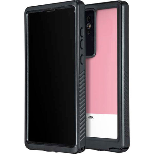 Rose Pink Color Palette Galaxy S24 Ultra Waterproof Case