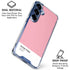 Rose Pink Color Palette Galaxy S25 Clear Case