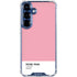 Rose Pink Color Palette Galaxy S25 Plus Clear Case