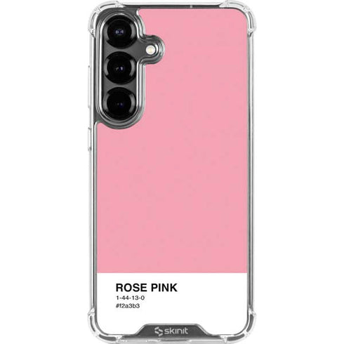 Rose Pink Color Palette Galaxy S26 Clear Case