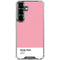 Rose Pink Color Palette Galaxy S26 Clear Case