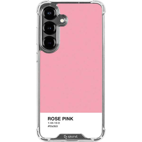 Rose Pink Color Palette Galaxy S26 Plus Clear Case