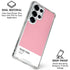 Rose Pink Color Palette Galaxy S26 Ultra Clear Case