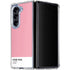 Rose Pink Color Palette Galaxy Z Fold5 5G Clear Case