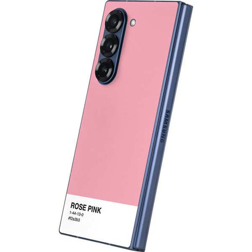 Rose Pink Color Palette Galaxy Z Fold6 Skin