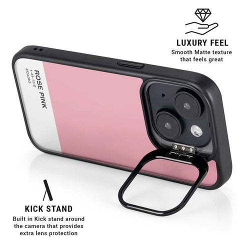 Rose Pink Color Palette iPhone 13 Kickstand Case