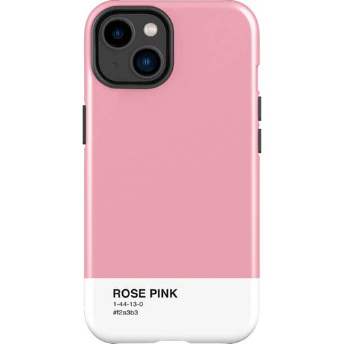 Rose Pink Color Palette iPhone 15 Impact Case