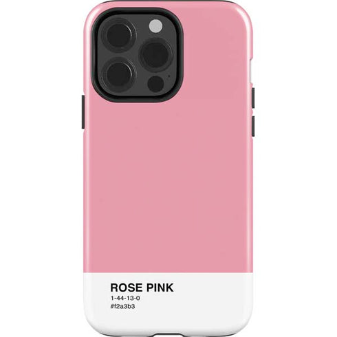 Rose Pink Color Palette iPhone 15 Pro Impact Case