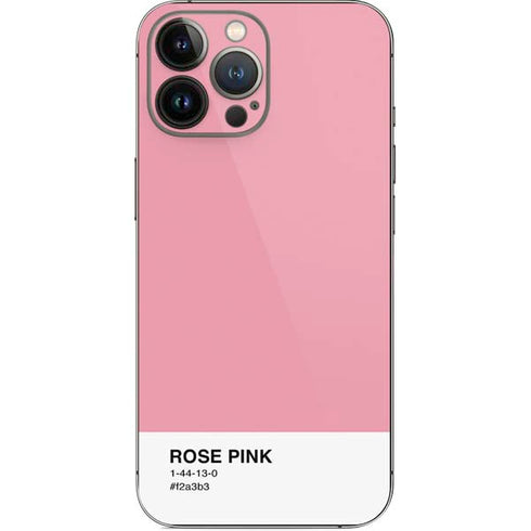 Rose Pink Color Palette iPhone 15 Pro Max Skin