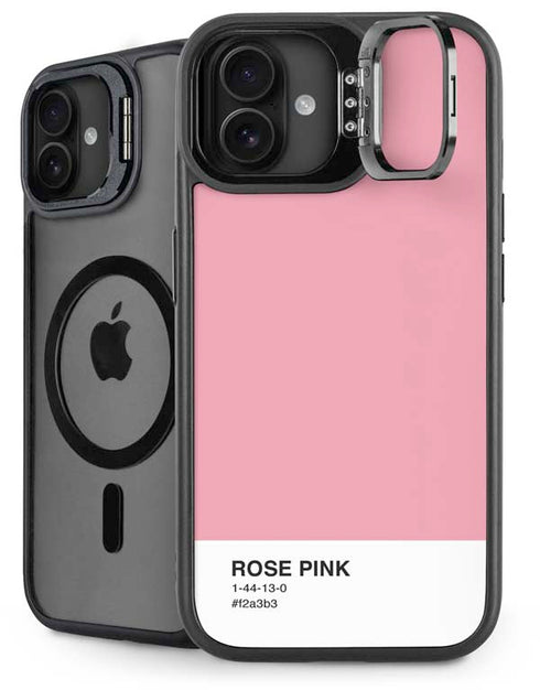 Rose Pink Color Palette iPhone 16 Plus Kickstand Case