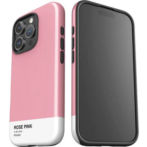 Rose Pink Color Palette iPhone 16 Pro Max Impact Case