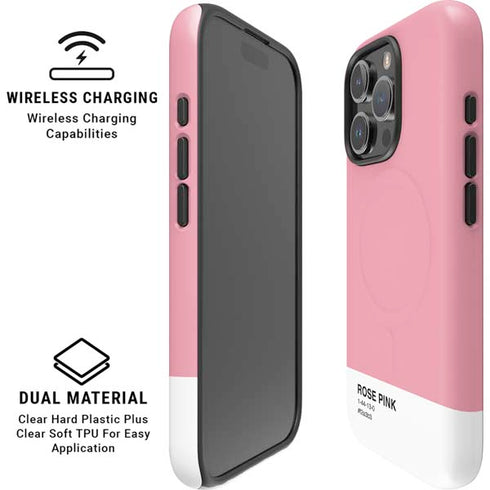 Rose Pink Color Palette iPhone 16 Pro Max Magsafe Impact Case
