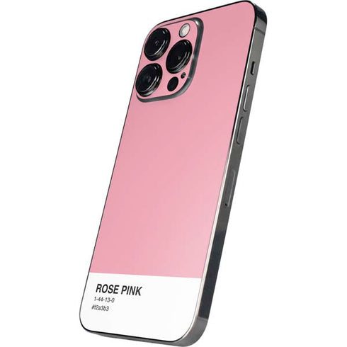 Rose Pink Color Palette iPhone 16 Pro Max Skin