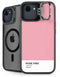 Rose Pink Color Palette iPhone 16e Kickstand Case