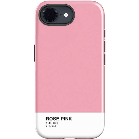 Rose Pink Color Palette iPhone 16e Impact Case