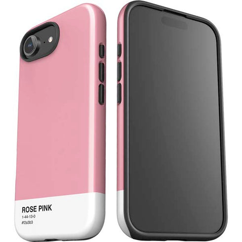Rose Pink Color Palette iPhone 16e Impact Case