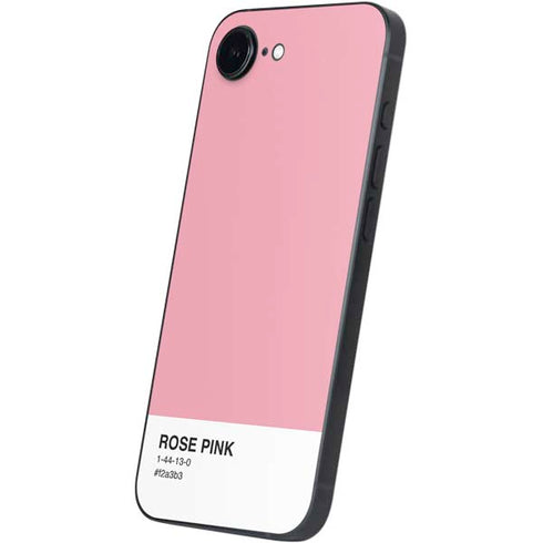 Rose Pink Color Palette iPhone 16e Skin