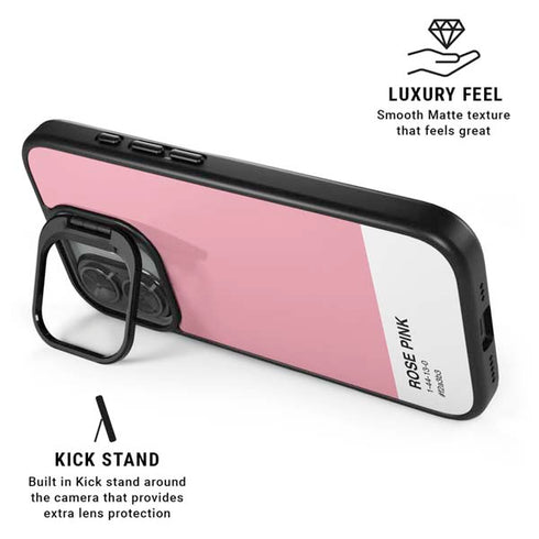 Rose Pink Color Palette iPhone 17 Kickstand Case