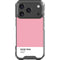 Rose Pink Color Palette iPhone 17 Pro Clear Case