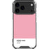 Rose Pink Color Palette iPhone 17 Pro Max Clear Case