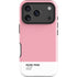 Rose Pink Color Palette iPhone 17 Pro Max Impact Case