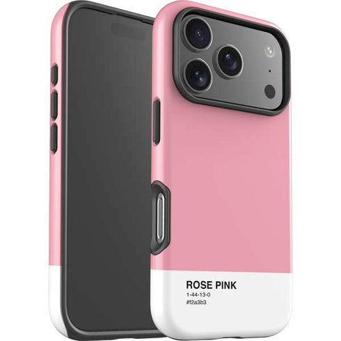 Rose Pink Color Palette iPhone 17 Pro Max Impact Case