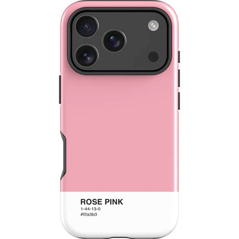 Rose Pink Color Palette iPhone 18 Pro Impact Case