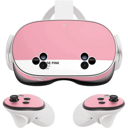 Rose Pink Color Palette Meta Quest 3S Skin
