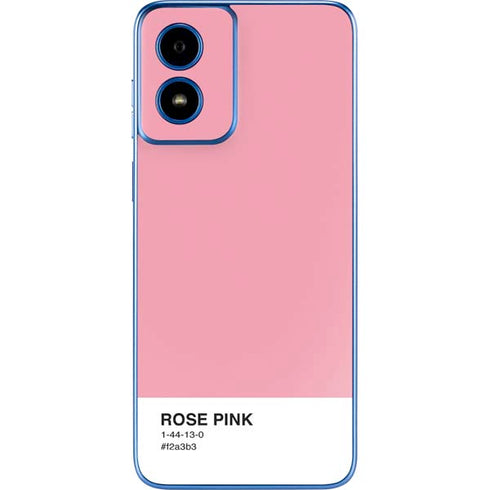 Rose Pink Color Palette Moto G Play 4G (2024) Skin