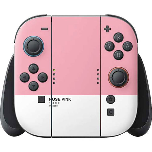 Rose Pink Color Palette Nintendo Switch 2 (2025) Joy-Con Controller Skin