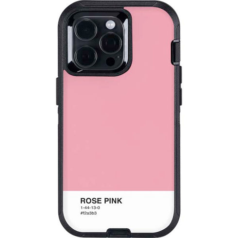 Rose Pink Color Palette Otterbox Defender iPhone Skin