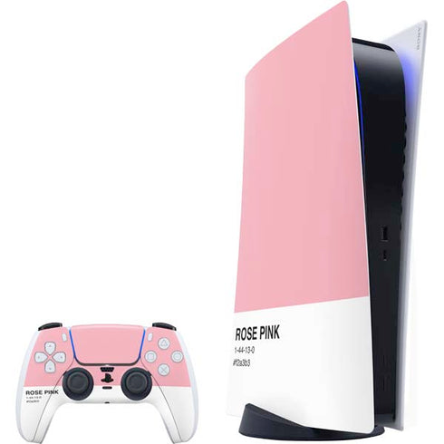 Rose Pink Color Palette PlayStation PS5 Skins