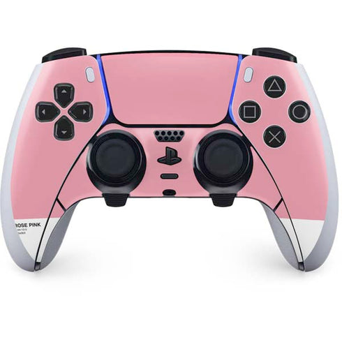 Rose Pink Color Palette PS5 DualSense Edge Pro Controller Skin