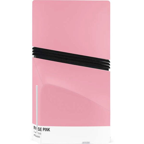 Rose Pink Color Palette PS5 Pro Disk Console Skin