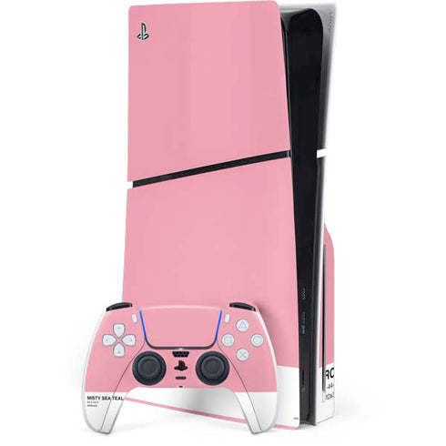 Rose Pink Color Palette PlayStation PS5 Skins