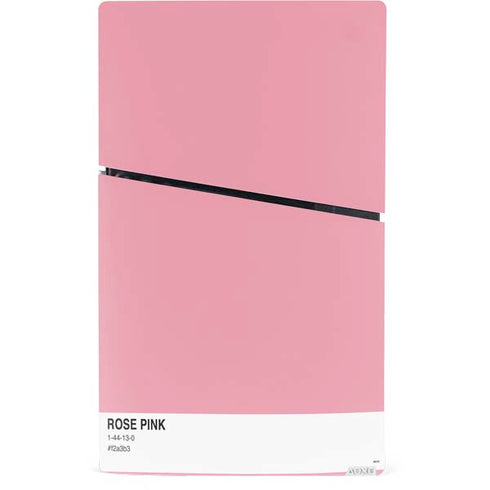 Rose Pink Color Palette PS5 Slim Digital Edition Console Skin