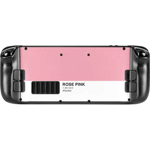 Rose Pink Color Palette Steam Deck Handheld Gaming Computer OLED Skin