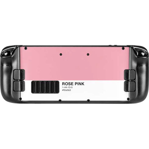 Rose Pink Color Palette Steam Deck Handheld Gaming Computer Skin