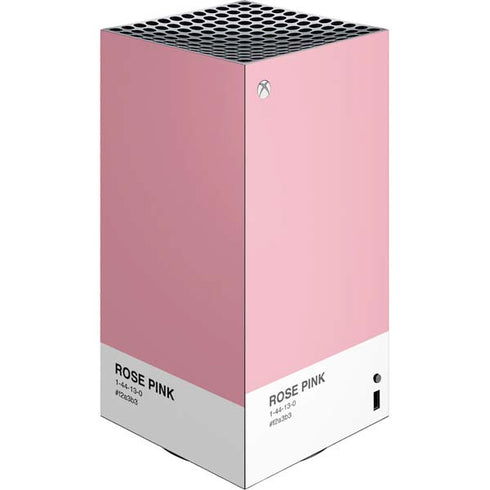 Rose Pink Color Palette XBox Series X Digital Edition Console Skin