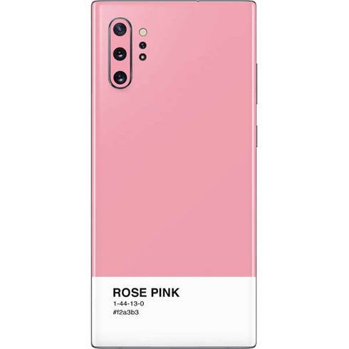 Rose Pink Color Palette Galaxy Note 10 Plus Skin