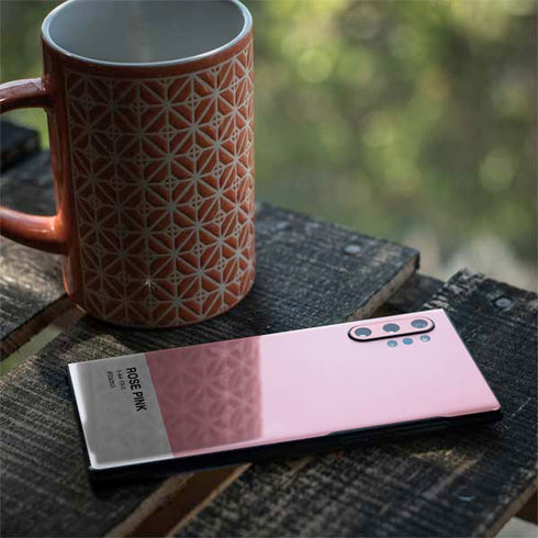 Rose Pink Color Palette Galaxy Note 10 Plus Skin