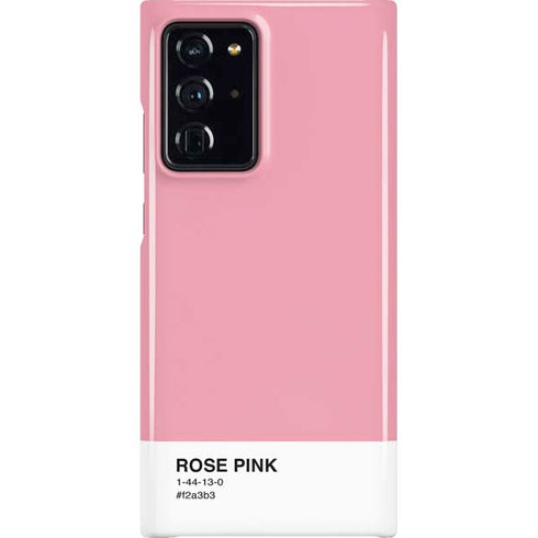 Rose Pink Color Palette Galaxy Cases