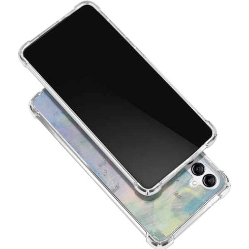 Rose Quartz & Serenity Abstract Galaxy A16 5G Clear Case