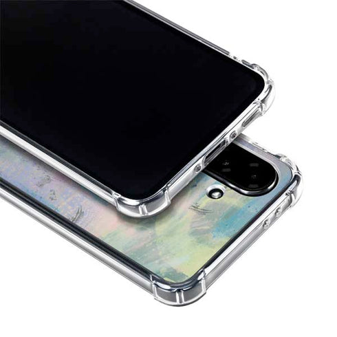 Rose Quartz & Serenity Abstract Galaxy A36 5G Clear Case