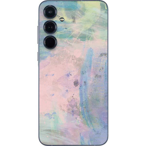 Rose Quartz & Serenity Abstract Galaxy A36 5G Skin