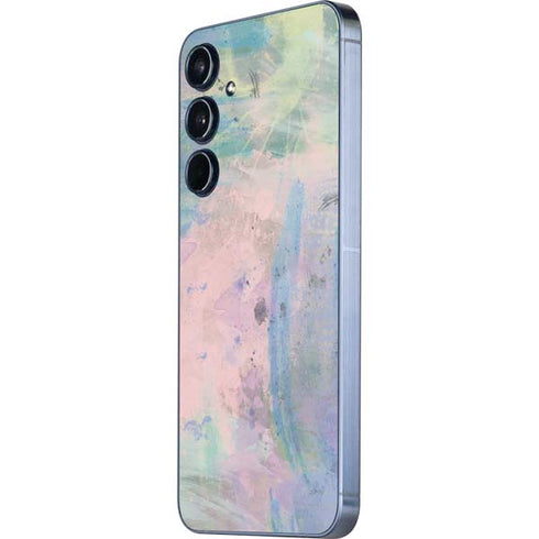 Rose Quartz & Serenity Abstract Galaxy A36 5G Skin