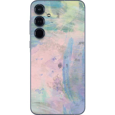 Rose Quartz & Serenity Abstract Galaxy A55 5G Skin